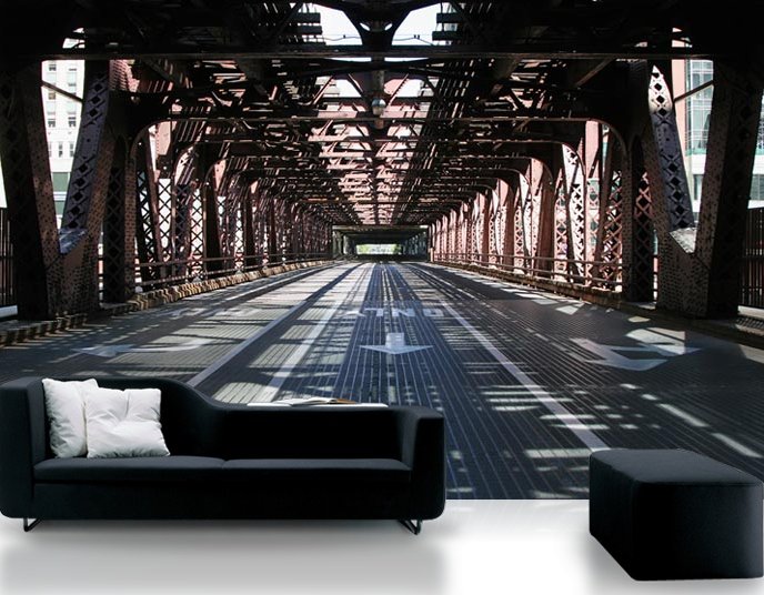 תמונות טפט - תמונת טפט גשר צבעוני רחב
