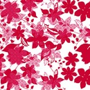תמונת טפט פרחים וינטג אדום