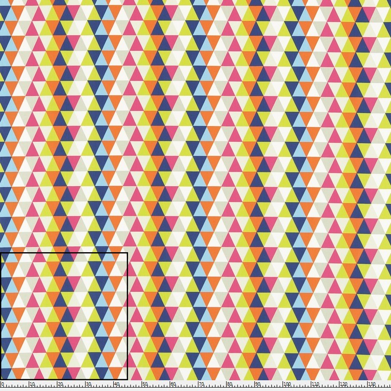 כרית משולשים גאומטרי רבי צבעים | 36270223