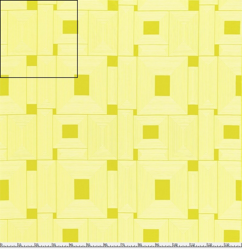 כרית מרובעים צהוב ירקרק | 36490710