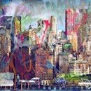 תמונת טפט עיר גרפיטי צבעוני