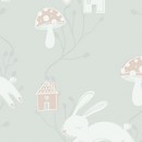 טפט ארנבים ורדרד-תכלכל | 37031229