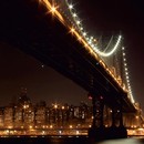 תמונת טפט גשר ברוקלין בלילה